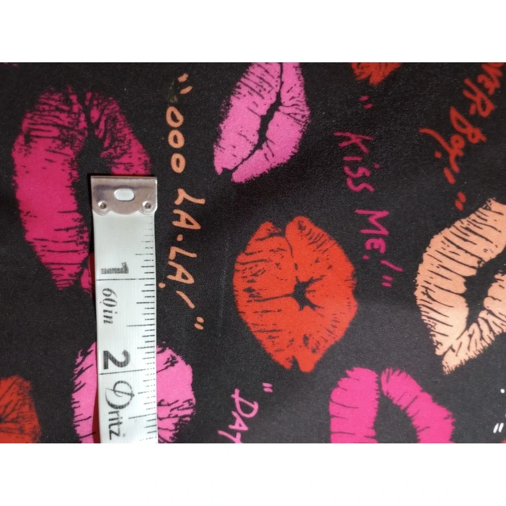 Betseyville Betsey Johnson Laptop Bag Womens Large Pink Red Kiss Lips Print Case